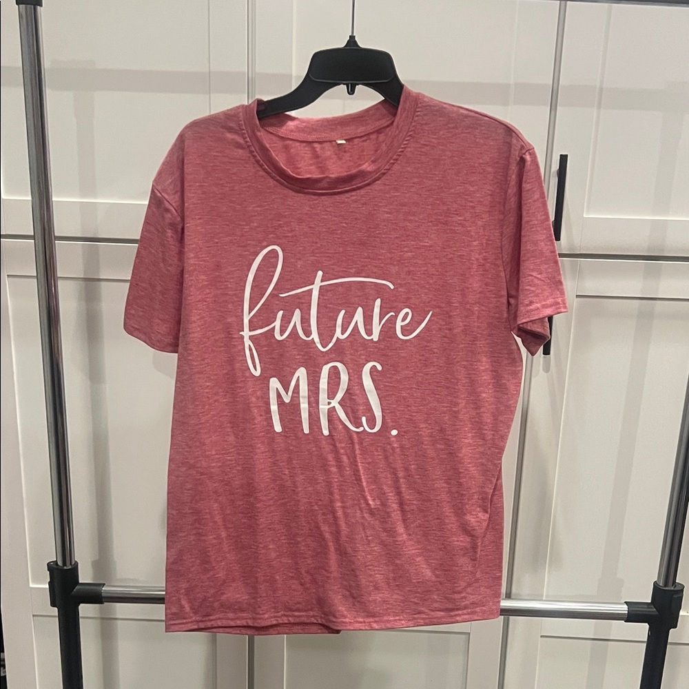 New! Future MRS. Women's Red T-Shirt